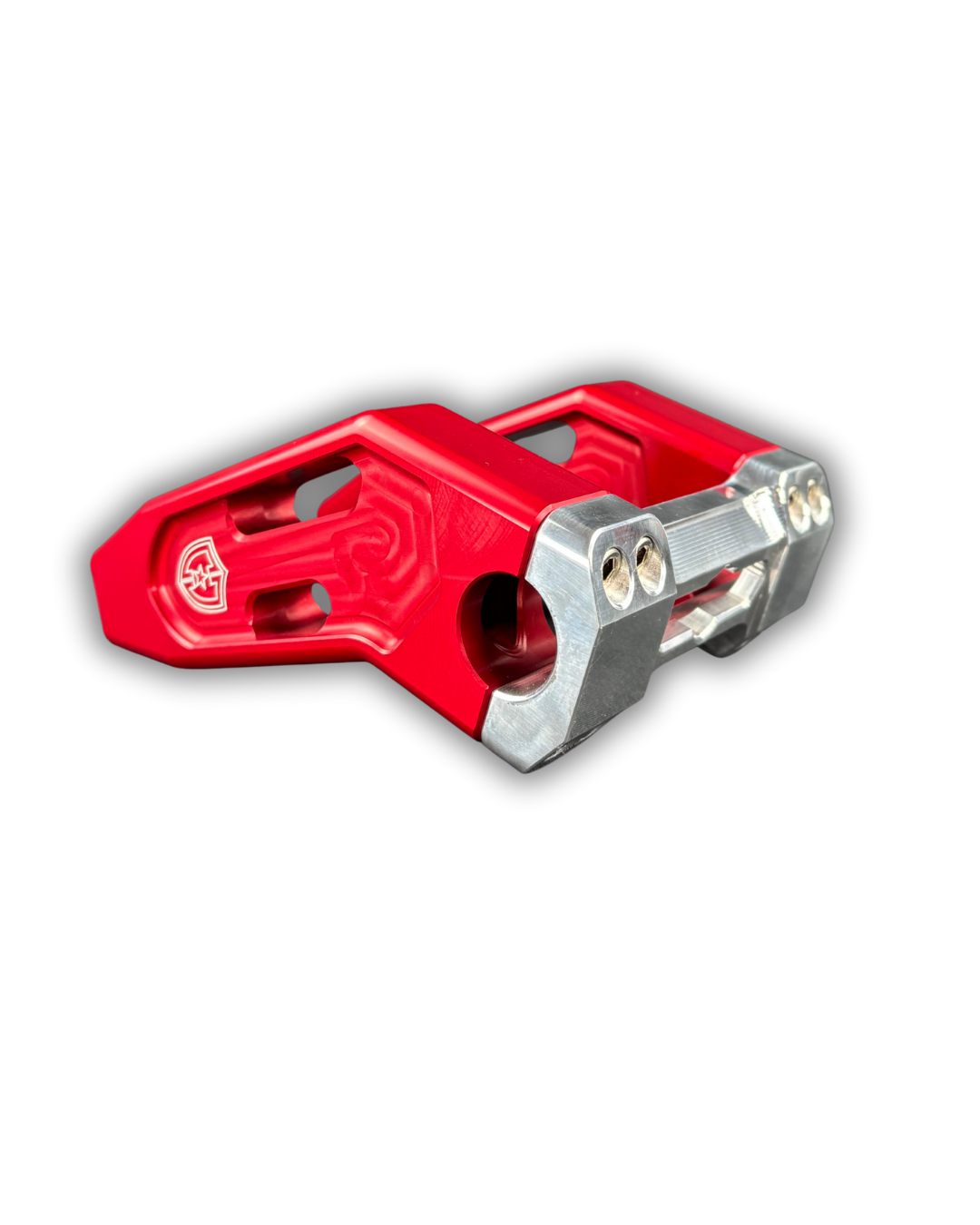 6" PULLBACK RISER - RED W/ POLISHED CLAMP - VERSION 1.0