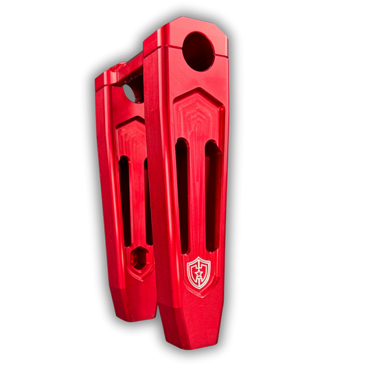 8" STRAIGHT RISER - RED - VERSION 1.0