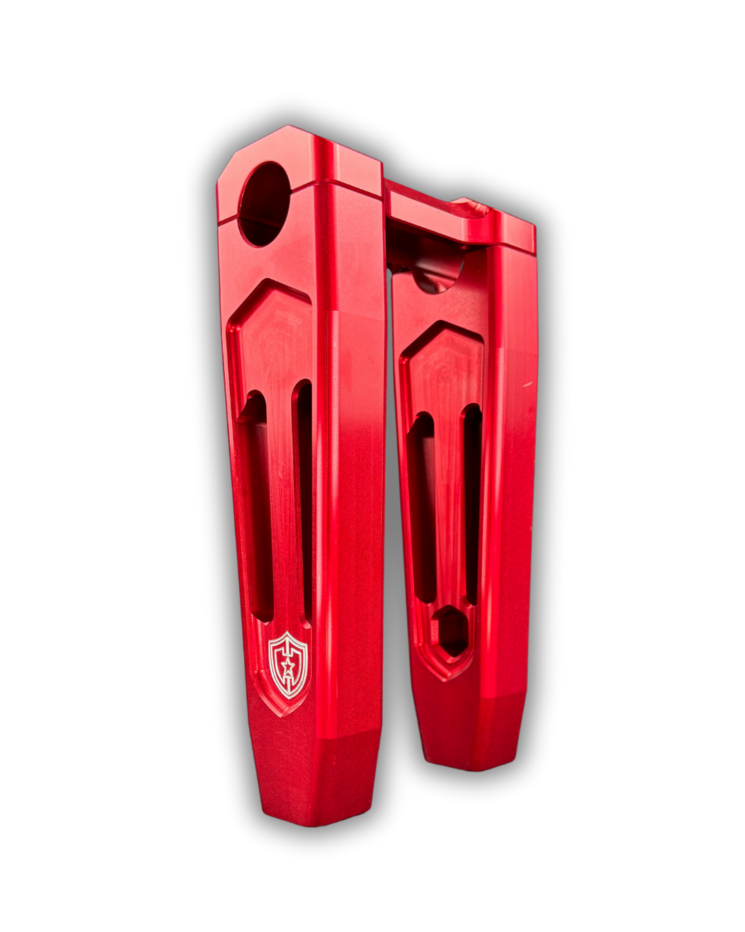 8" STRAIGHT RISER - RED - VERSION 1.0